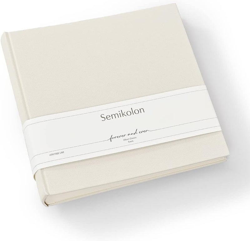 Semikolon - Classic Event Photo Album Wedding Edition, Chamois - 60 Pages - Image 1